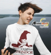 REMERA POLIESTER MANGA LARGA HARRY POTTER #1