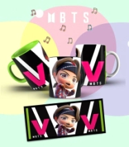 TAZA PLASTICA - BTS (T0103)