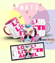TAZA PLASTICA - BTS (T0104)