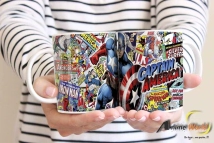 TAZA PLASTICA - CAPITAN AMERICA (T0122)