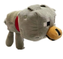 PELUCHE MINECRAFT - LOBO (25CM APROX) (P0232)