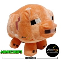 PELUCHE MINECRAFT - CERDO ROSA (20CM APROX) (P0241)