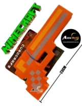 MINECRAFT GOMA EVA CHICA PISTOLA (23CM APROX) (A0057)