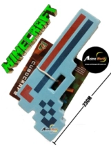 MINECRAFT GOMA EVA CHICA PISTOLA (23CM APROX) (A0057)