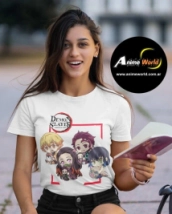 REMERA POLIESTER DEMON SLAYER CHIBI #9