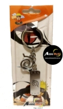 LLAVERO NARUTO #6 VINCHA+LOGO METAL (F0330)