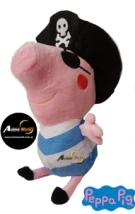 PELUCHE PEPPA PIG CHICO - GEORGE PIRATA (28CM APROX) (P0265)