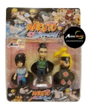 NARUTO BLISTER #3 X 3 PERSONAJES (FIG 10CM APROX) (F0380)