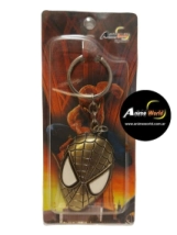LLAVERO SPIDERMAN DORADO DE METAL (A0087)