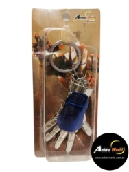 LLAVERO IRON MAN GUANTE AZUL DE METAL (A0097)