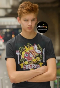 REMERA ALGODON POKEMON MAGIKARP