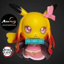 POKEMON PIKACHU DISFRAZADO DEMON SLAYER #1 (9CM APROX) (F0532)