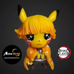 POKEMON PIKACHU DISFRAZADO DEMON SLAYER #2 (9CM APROX) (F0533)