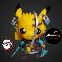 POKEMON PIKACHU DISFRAZADO DEMON SLAYER #3 (9CM APROX) (F0534)