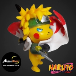 POKEMON PIKACHU DISFRAZADO NARUTO #1 (8CM APROX) (F0536)