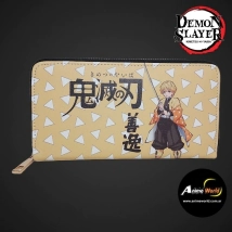 BILLETERA DAMA DEMON SLAYER #2 ZENITSU (19X10CM APROX) (B0034)
