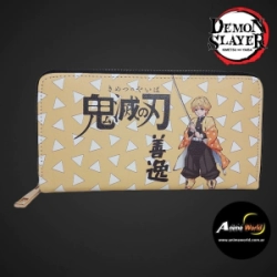 BILLETERA DAMA DEMON SLAYER #2 ZENITSU (19X10CM APROX) (B0034)