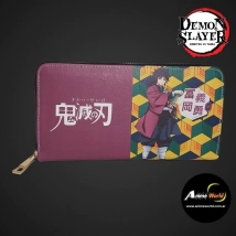 BILLETERA DAMA DEMON SLAYER #3 GIYU (19X10CM APROX) (B0035)