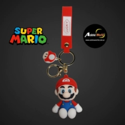LLAVERO GOMA SUPER MARIO #1 MARIO (A0234)