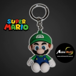 LLAVERO GOMA SUPER MARIO #2 LUIGGI (A0235)