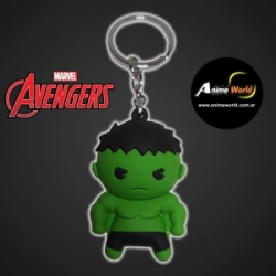 LLAVERO GOMA HULK #1 (A0245)