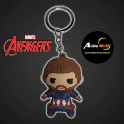 LLAVERO GOMA CAPITAN AMERICA #2 (A0255)