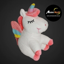 PELUCHE UNICORNIO BLANCO (23CM APROX) (P0456)