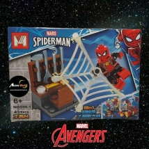 MINI BLOQUE MG595-1 SPIDERMAN (8EN1) (15x10,5CM) (L0325)