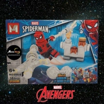 MINI BLOQUE MG595-6 SPIDERMAN (8EN1) (15x10,5CM) (L0330)