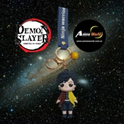 LLAVERO GOMA DEMON SLAYER GIYU (A0336)