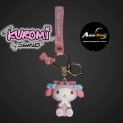 LLAVERO GOMA KITTY-KUROMI #6 (A0376)