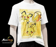 REMERA POLIESTER POKEMON EVOLUCION #4 PIKACHU
