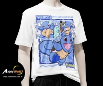 REMERA POLIESTER POKEMON EVOLUCION #5 SQUIRTLE