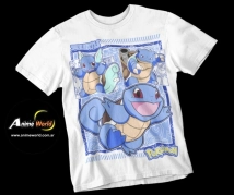 REMERA BLANCA ALGODON POKEMON #5