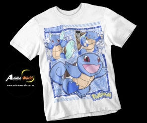 REMERA BLANCA ALGODON POKEMON #5
