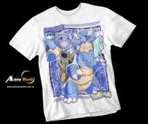 REMERA BLANCA ALGODON POKEMON #7