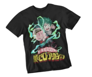 REMERA ALGODON MY HERO ACADEMIA #1