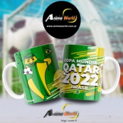 TAZA PLASTICA - QATAR 2022 - BRASIL (T0163)