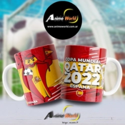 TAZA PLASTICA - QATAR 2022 - ESPA�A (T0171)