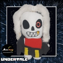 PELUCHE UNDERTALE - SANS REMERA ROJA (24CM APROX) (P0590)