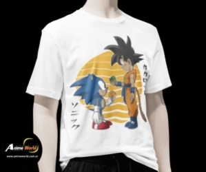 DRAGON BALL Z - GOKU Y SONIC (TALLA 12) (R0847)