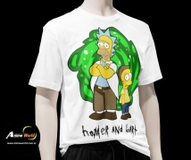 RICK AND MORTY - SIMPSONS HOMERO AND BART (TALLA 16) (R0859)