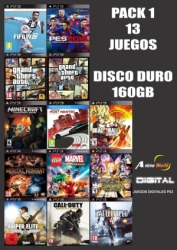 PACK 1 - 13 JUEGOS DIGITALES PS3 (160GB)