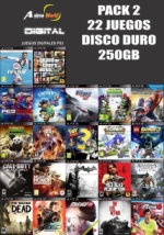 PACK 2 - 22 JUEGOS DIGITALES PS3 (250GB)