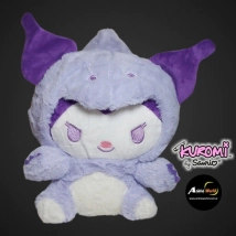 PELUCHE KUROMI - CON CAPUCHA IMPORTADO #3 (25CM APROX) (P0646)