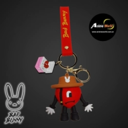 LLAVERO PREMIUM GOMA BAD BUNNY #1 (N0223)