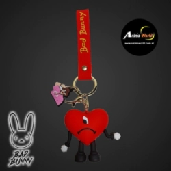 LLAVERO GOMA BAD BUNNY #2 (N0224)