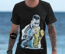 MESSI 2 COPAS CAMPEON (TALLA XL) (R0918)